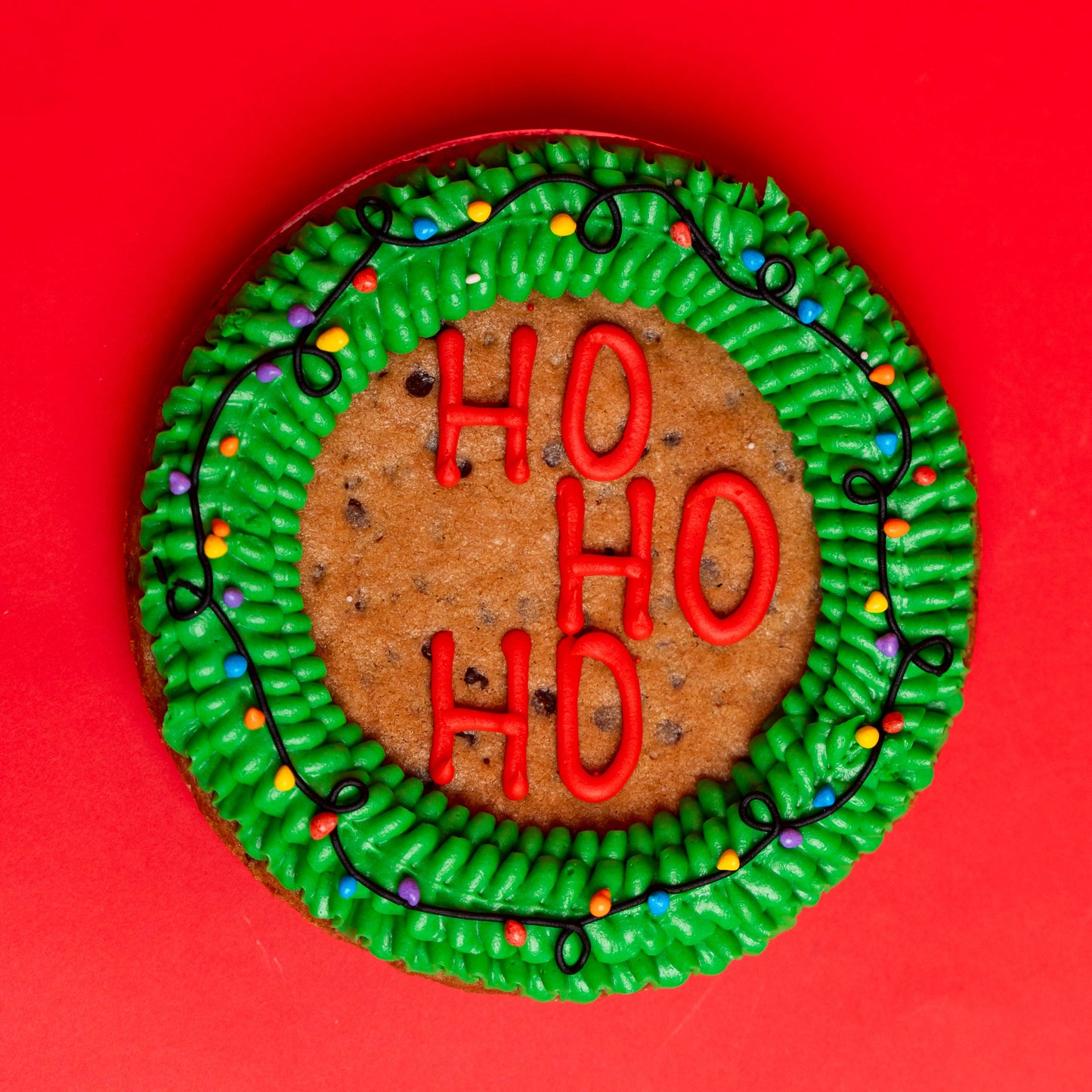 Ho Ho Ho Holiday Cookie Cake