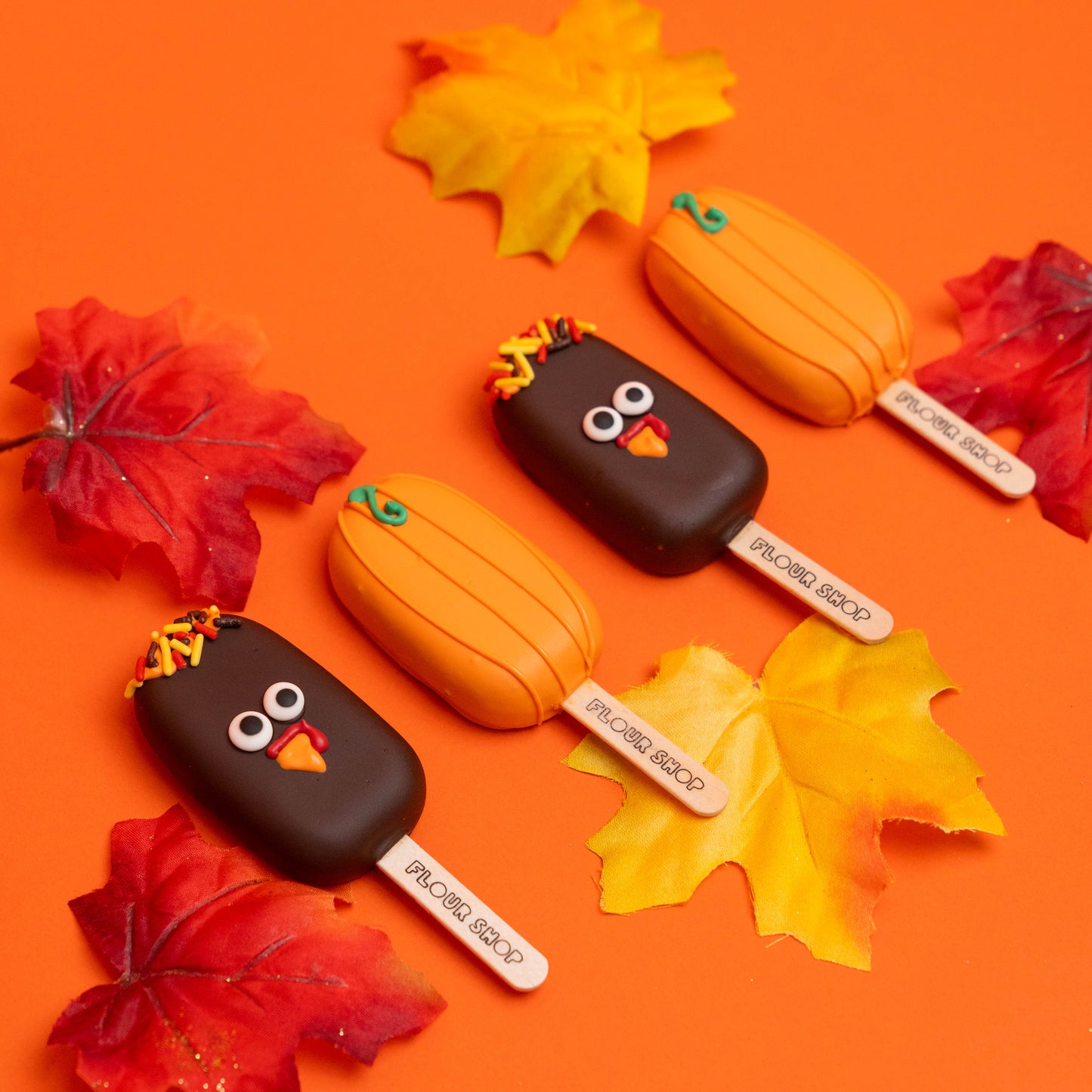 Thanksgiving Cakesicles- Pack of 4