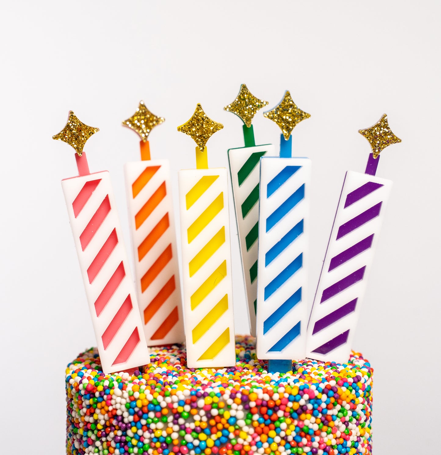 Candle Cake Topper- All Colors