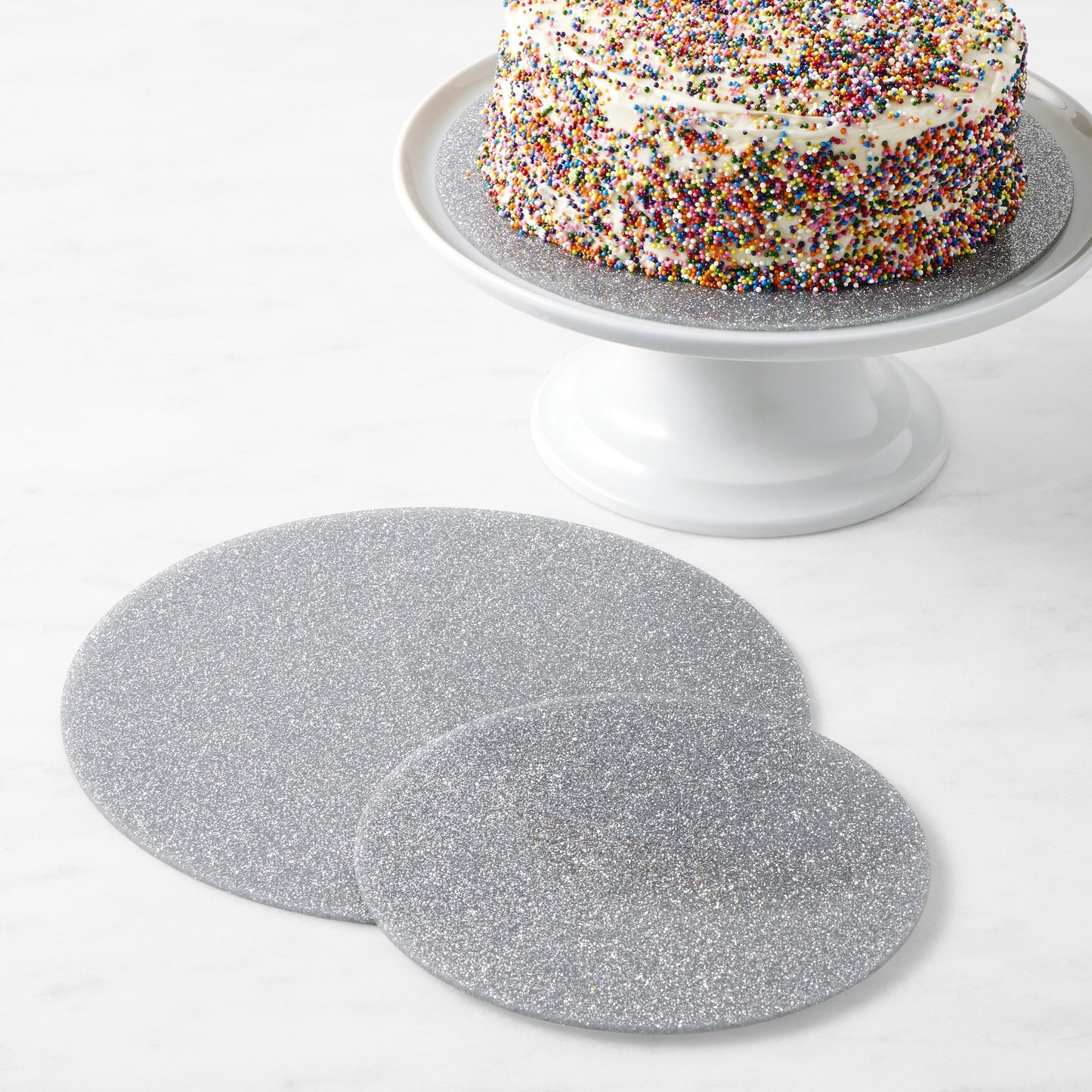 Glitter Cake Boards, Set of 3