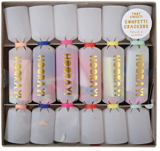 Hooray Confetti Small Crackers (x 6) – Flour Shop