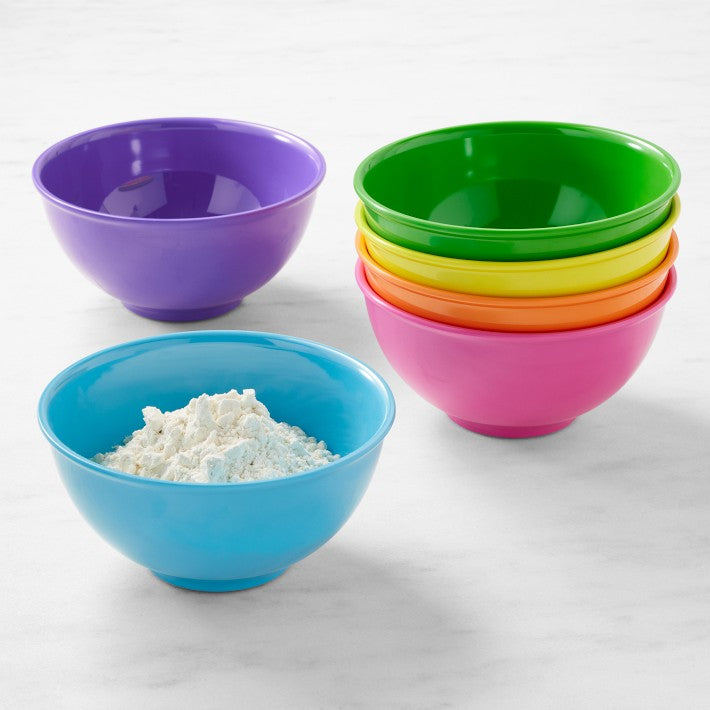 Williams Sonoma OPEN BOX: Melamine Mixing Bowls with Lids, Set of