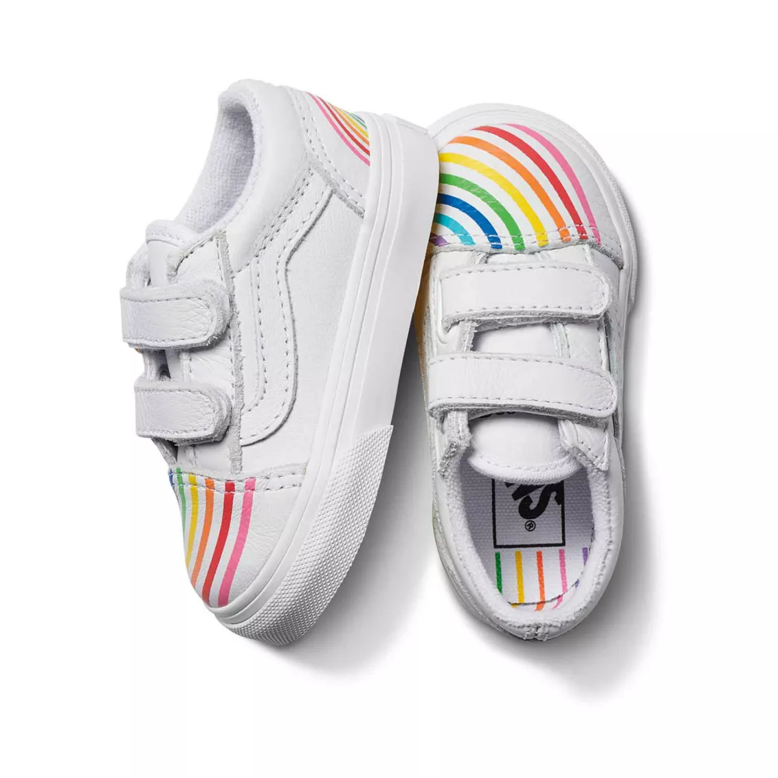 Rainbow toddler top vans