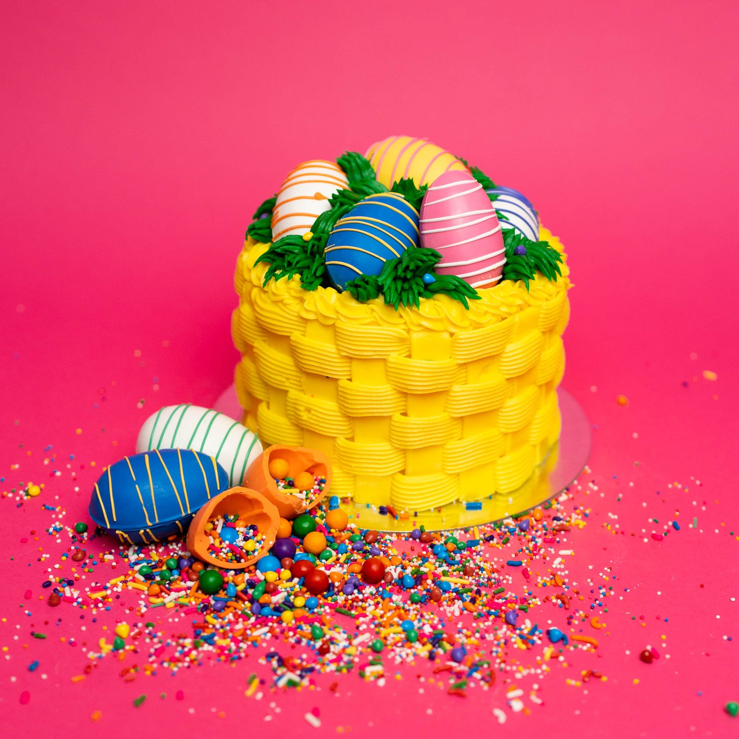 Easter Egg Basket Cake