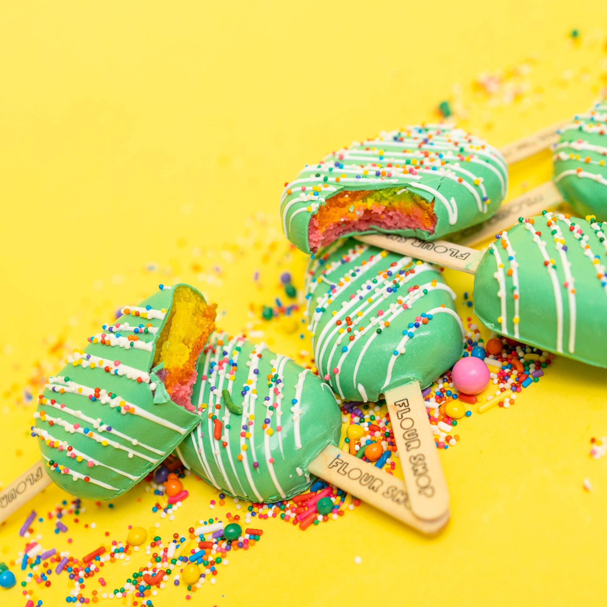 St. Patty's Day Cakesicles