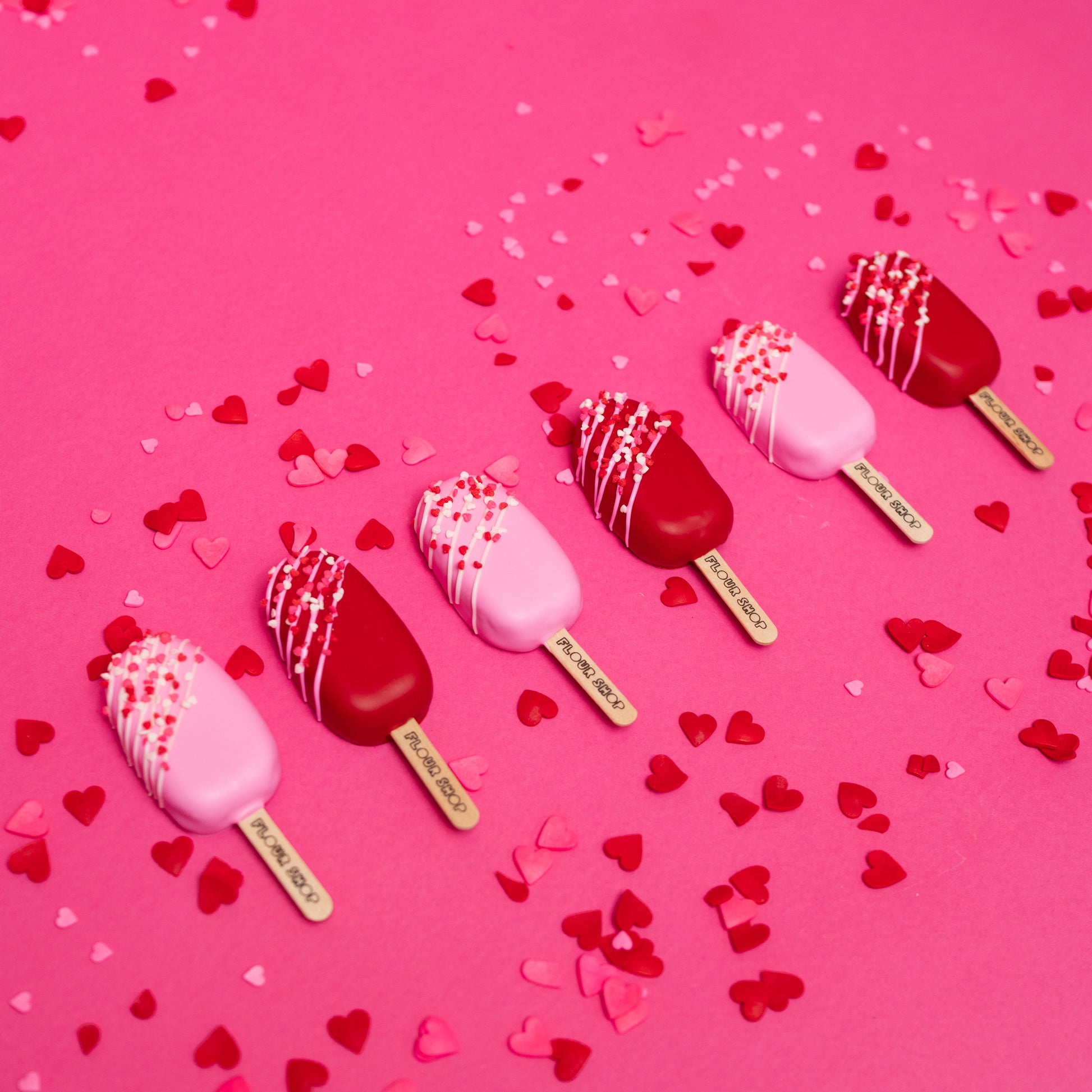 Valentine's Day Cakesicles 