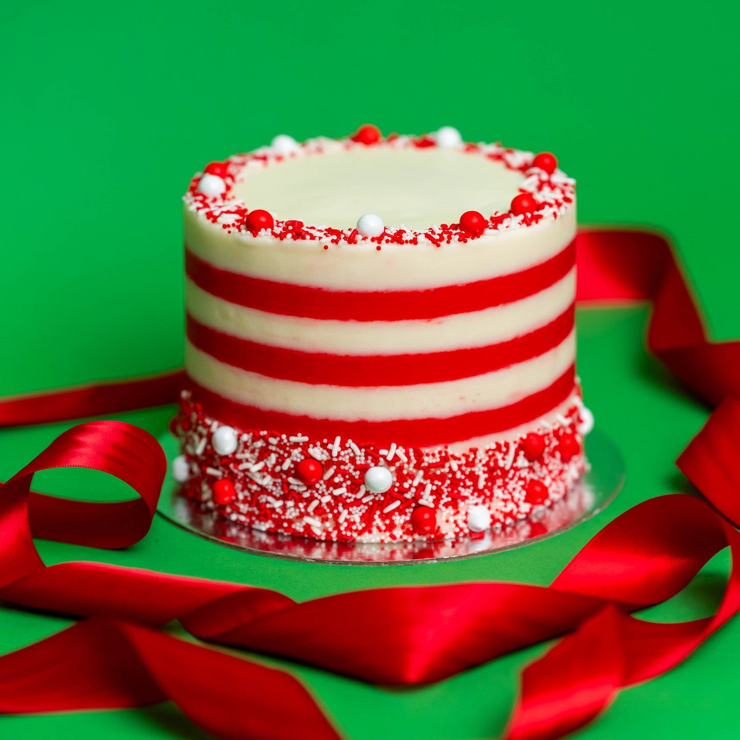 Peppermint Bark Cake