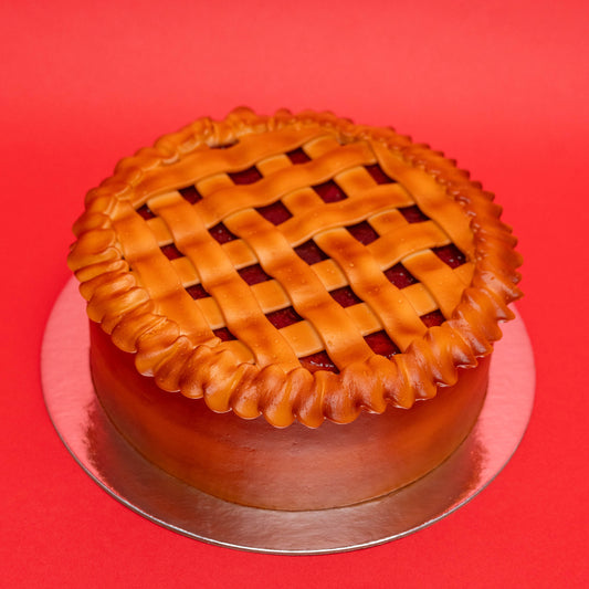 Mixed Berry Pie Cake