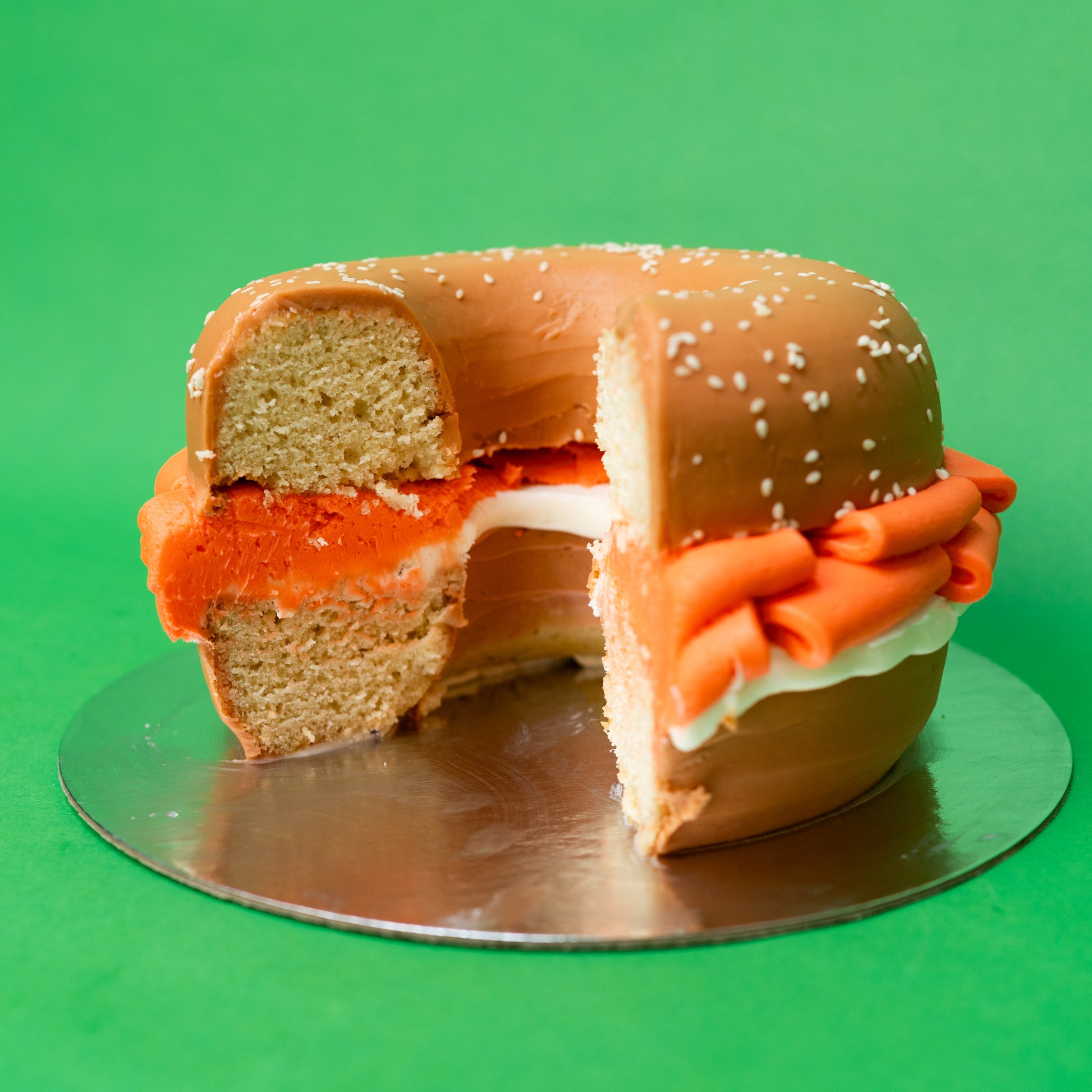 Bagel and Lox Cake