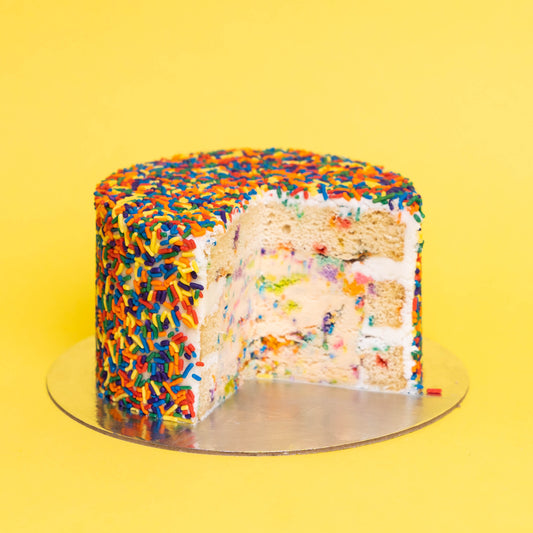 Flour Shop x Craig's Vegan Rainbow Ice Cream Explosion® Cake