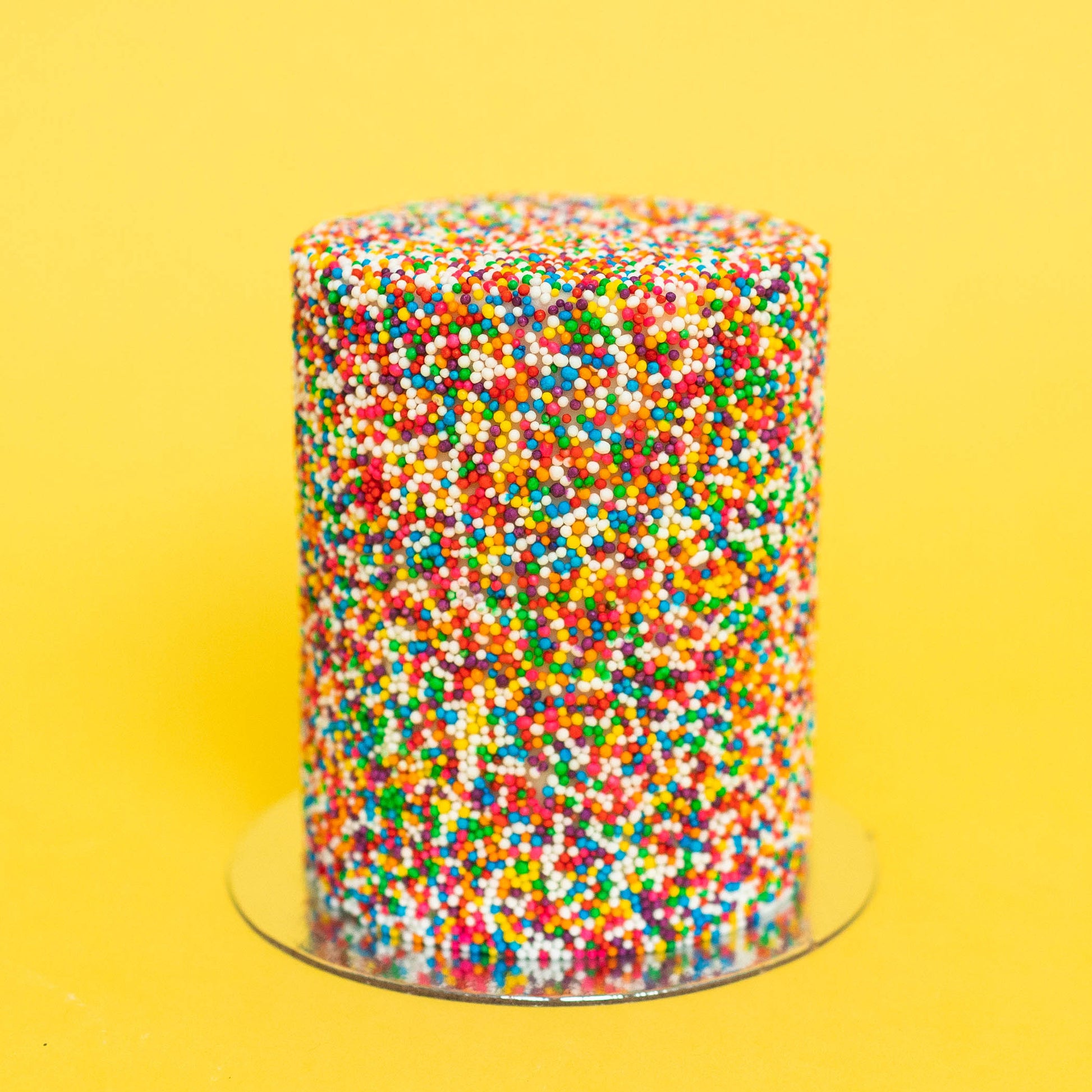Mini Explosion Cake in Rainbow Vanilla 