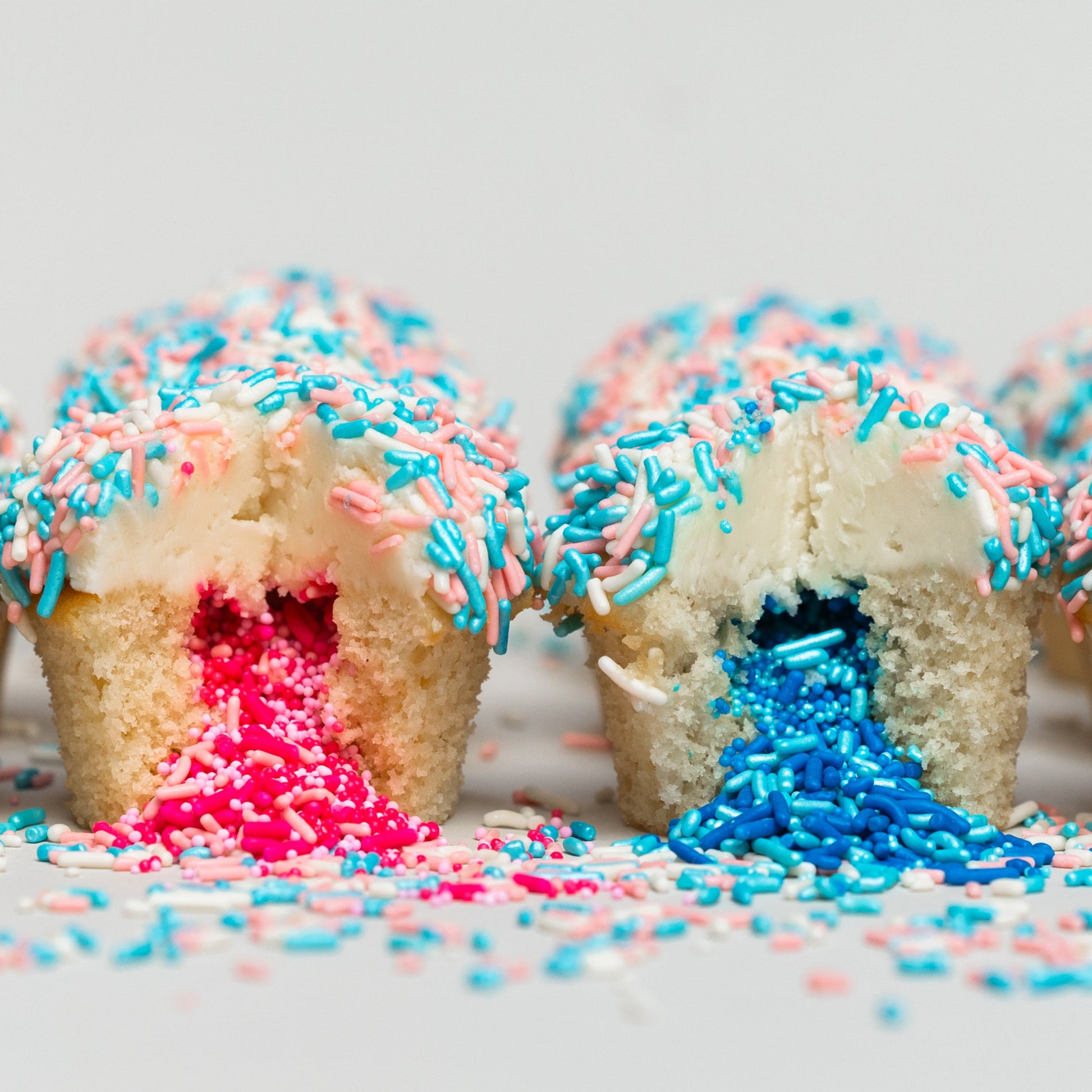 Gender Reveal Explosion® Cupcakes