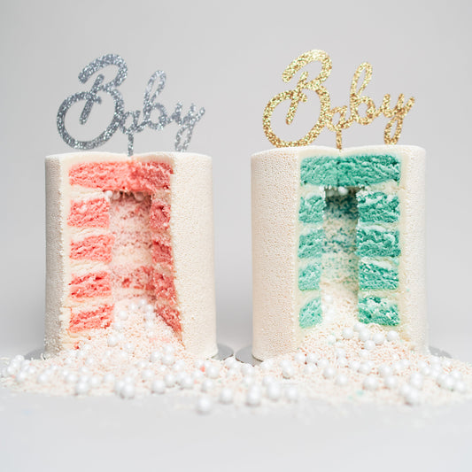 Gender Reveal Cakes 
