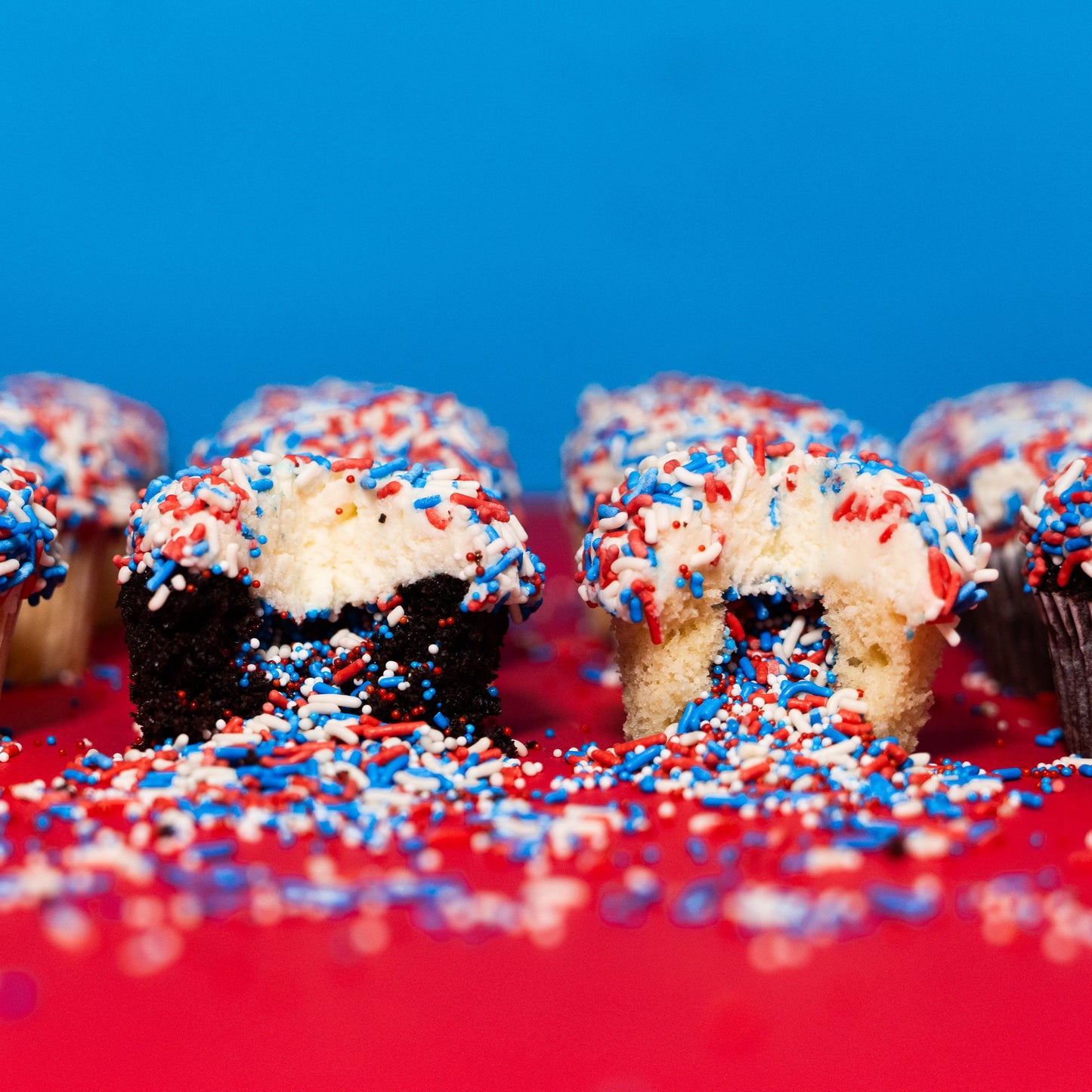 Patriotic Explosion® Cupcake - Set of 12