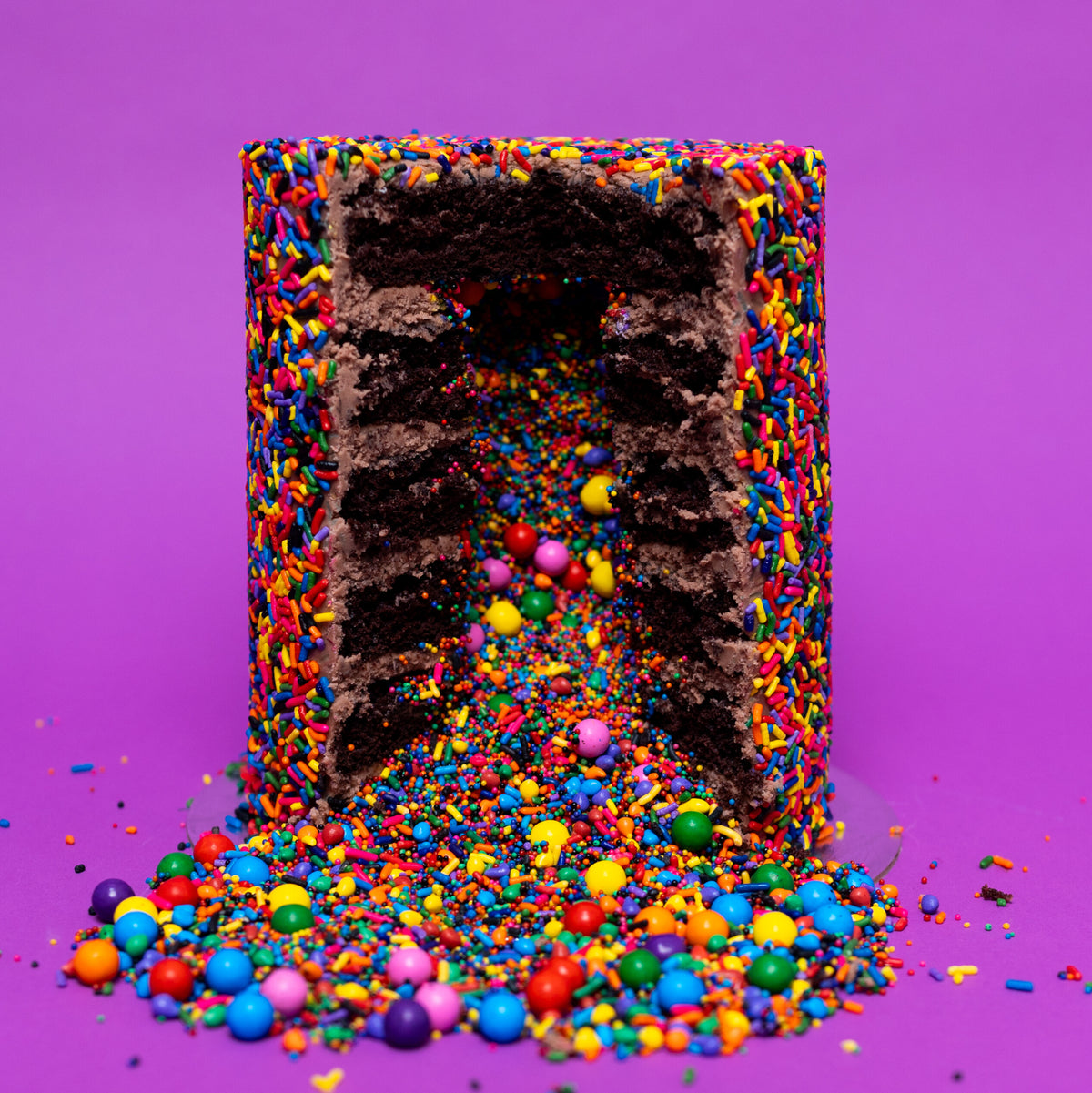 Cake Exploding Open Chocolate Explosion® Cake - Nationwide Shipping – Flour Shop