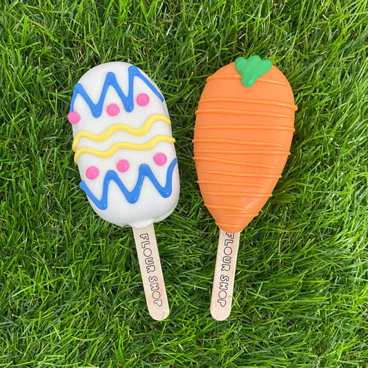 Easter Cakesicles- Egg and Carrot 