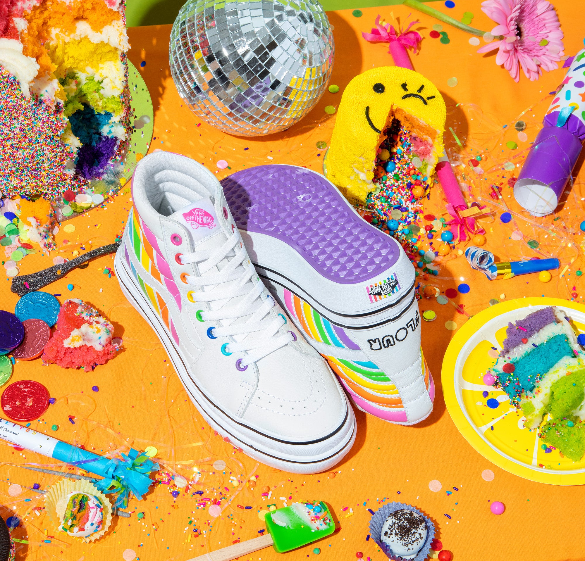 Zapatos vans arcoiris 75 online