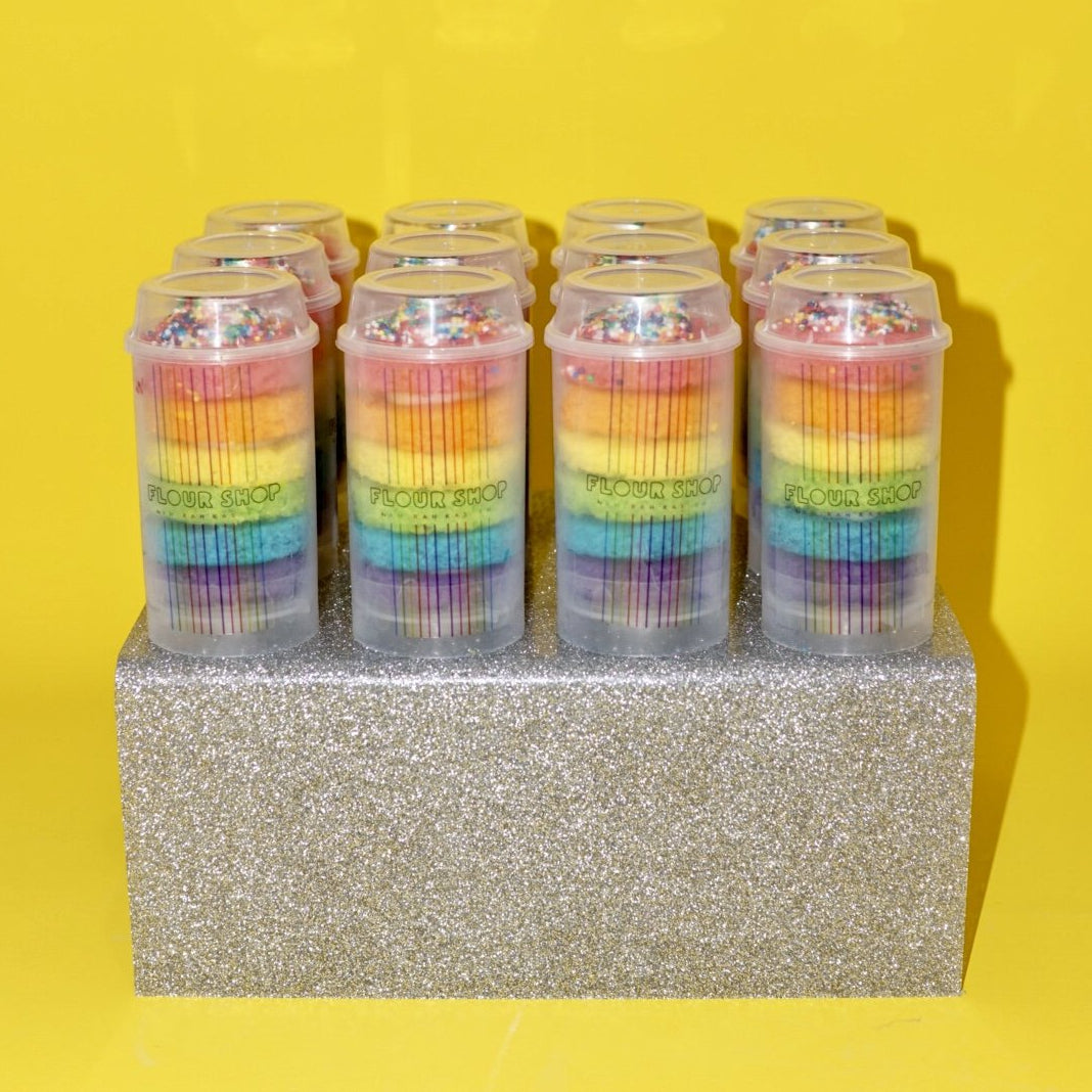Glitter Acrylic Stand Holding 12 Push-Pops