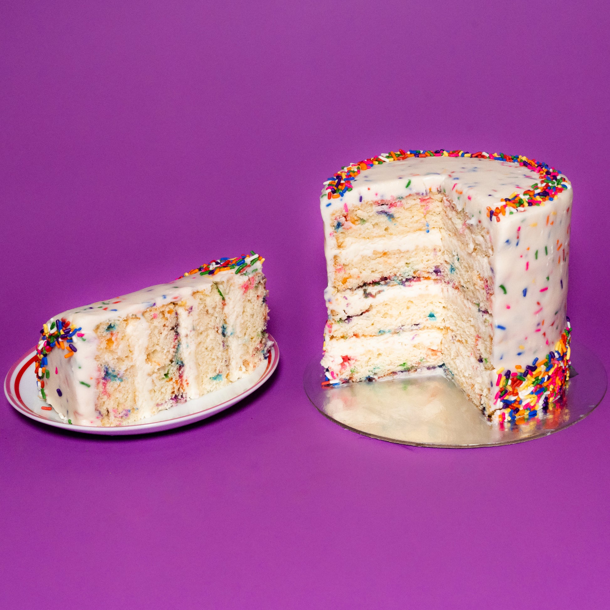 sprinkles  Sprinkles birthday cake, Cake, Sprinkle cake