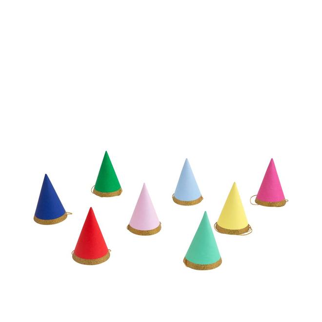 Multicolor Mini Party Hats